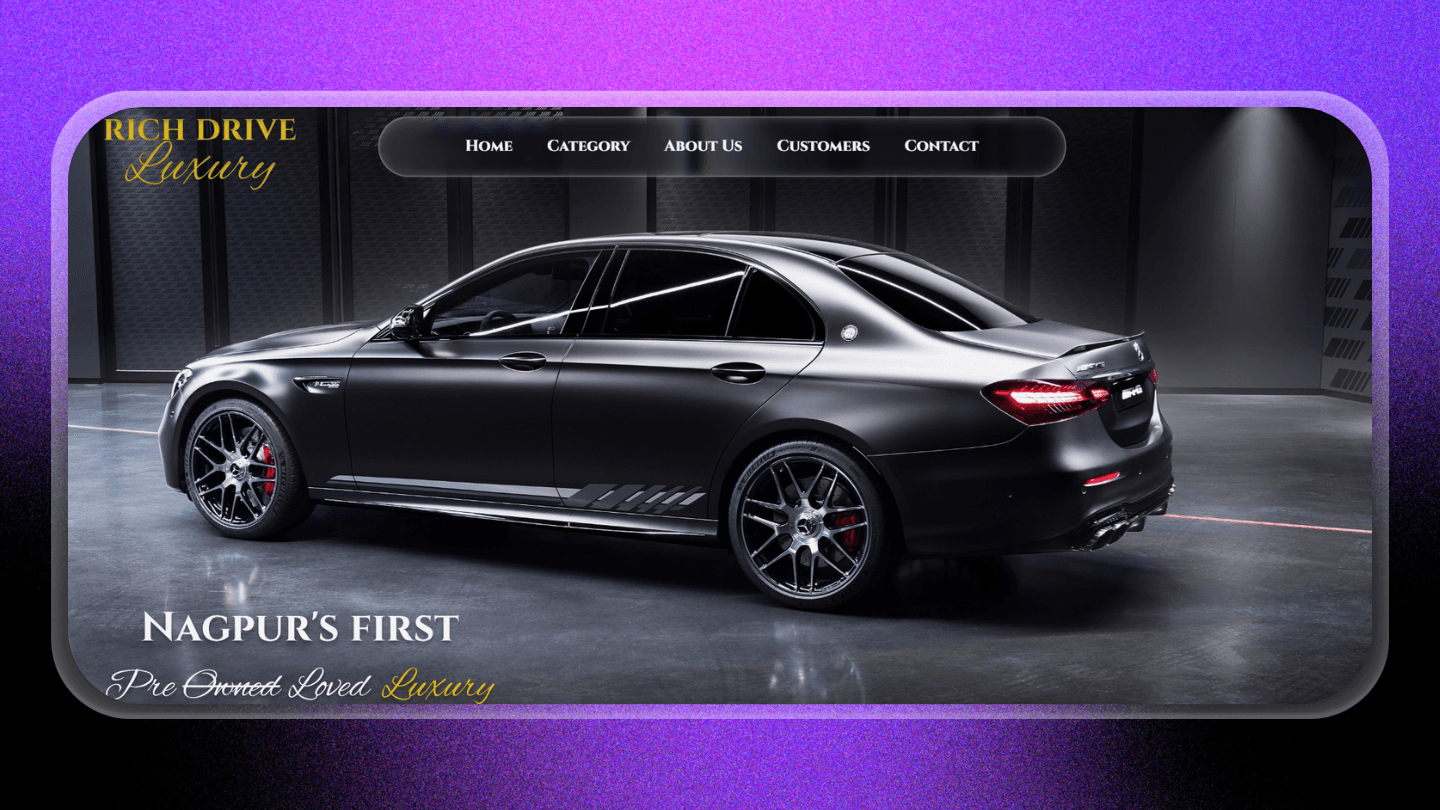 Rich Drive Luxury – Premium Car Dealership Website