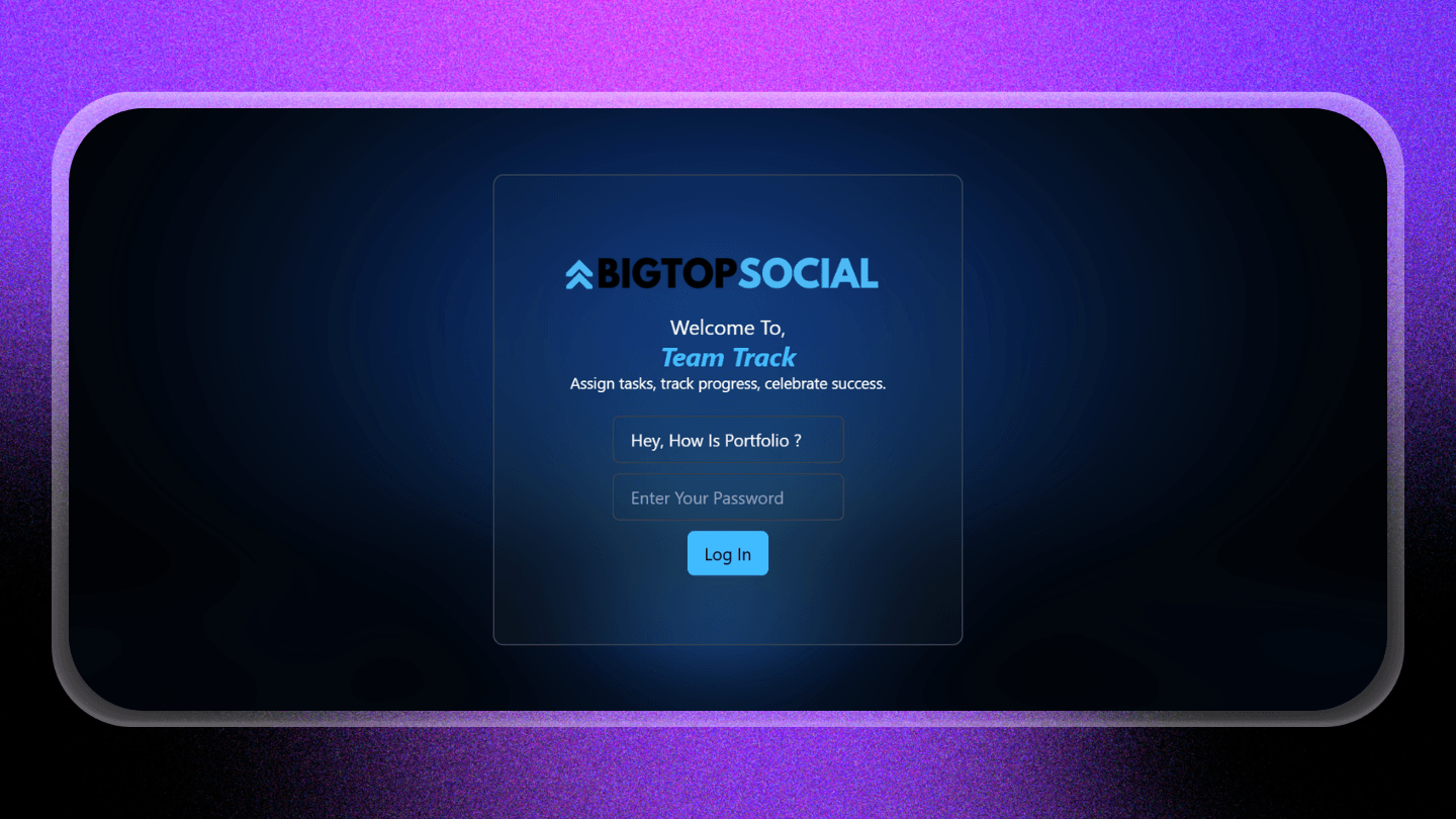TeamTrack – Team Collaboration Dashboard